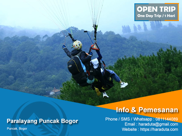 Open Trip Paralayang Puncak Bogor