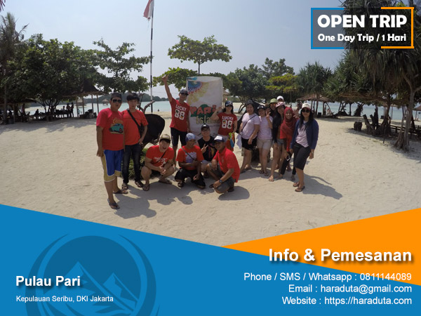 Open Trip Pulau Pari 1 Hari