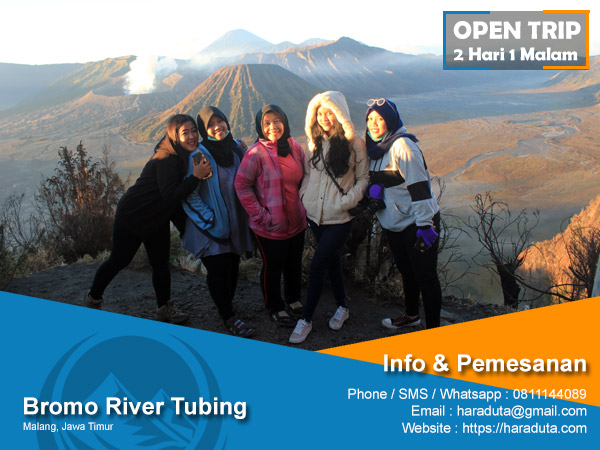Open Trip Bromo dan River Tubing