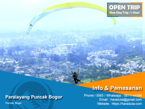 Open Trip Paralayang Puncak Bogor