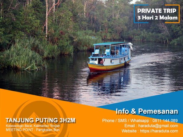 Paket Wisata Taman Nasional Tanjung Puting 3H2M